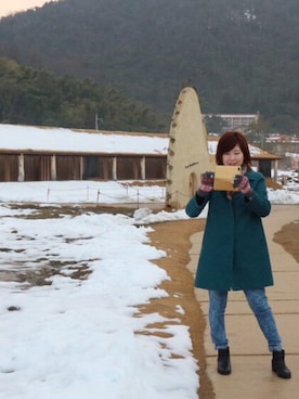 「クラブハリエ」｜tadanozikomanさん（レディース・156cm）の冬コーディネート