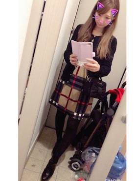 「tocco（トッコ）のアイテム（ワンピース/ドレス）」を使った、みんみんさん（レディース・156cm）の冬コーディネート