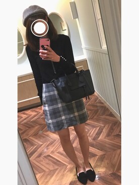 「one way（ワンウェイ）のアイテム（シューズ）」を使った、niko☺︎さん（レディース・165cm）の秋コーディネート