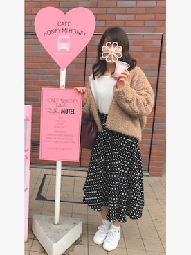 「アイテム（ピアス（両耳用））」を使った、niko☺︎さん（レディース・165cm・20代）の冬コーディネート