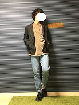 「げんじ」｜SEIJIさん（メンズ・171cm・20代）の冬コーディネート