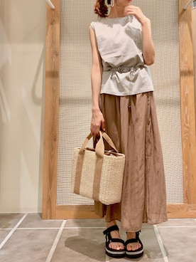 「teva」｜mikaさん（レディース・165cm）の夏コーディネート