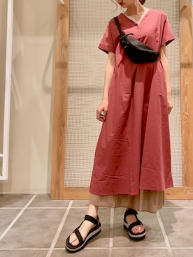 「teva」｜mikaさん（レディース・165cm）の夏コーディネート
