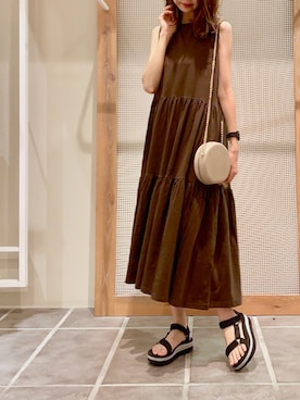 「teva」｜mikaさん（レディース・165cm）の夏コーディネート