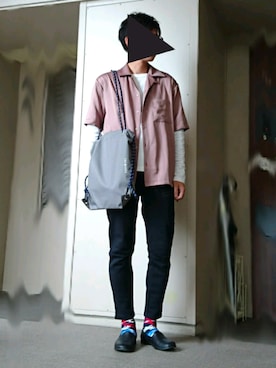 「STUDIOUS（ステュディオス）のアイテム（その他シューズ）」を使った、   KtAさん（メンズ・168cm）の春コーディネート