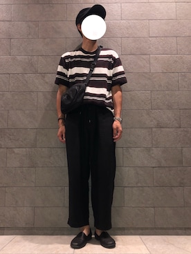 「STUDIOUS（ステュディオス）のアイテム（その他シューズ）」を使った、   KtAさん（メンズ・168cm）の夏コーディネート