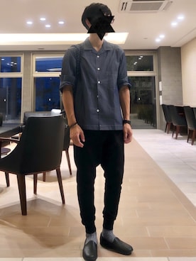 「STUDIOUS（ステュディオス）のアイテム（その他シューズ）」を使った、   KtAさん（メンズ・168cm）の秋コーディネート