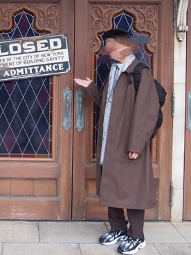 「ディズニー」｜「アイテム（その他アウター）」を使った、   KtAさん（メンズ・168cm）の秋コーディネート