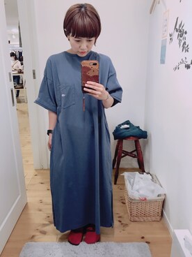 The North Face ザノースフェイス のワンピース ブルー系 を使ったレディース人気ファッションコーディネート Wear