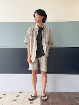 松原和輝さん(メンズ・165cm)の夏コーディネート