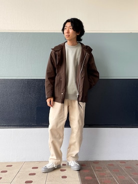 「STILL BY HAND（スティルバイハンド）のアイテム（ジャケット/アウター）」を使った、松原和輝さん（メンズ・165cm）の秋コーディネート
