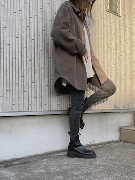 「Cheri（シェリ）のアイテム」を使った、Yukiさん（レディース・161cm）の冬コーディネート