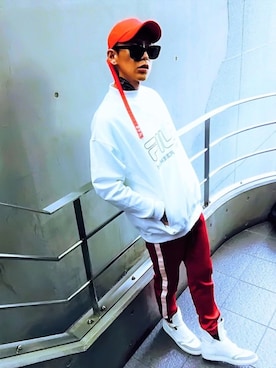 「CASPER JOHN AIVER（キャスパージョンアイバー）のアイテム（帽子）」を使った、TETUさん（メンズ・174cm）の秋コーディネート