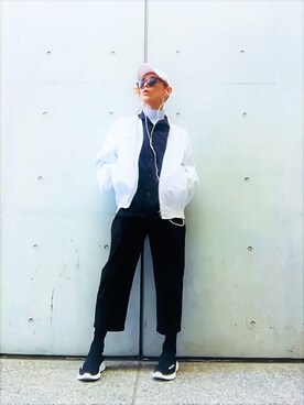 「CASPER JOHN AIVER（キャスパージョンアイバー）のアイテム（帽子）」を使った、TETUさん（メンズ・174cm）の春コーディネート