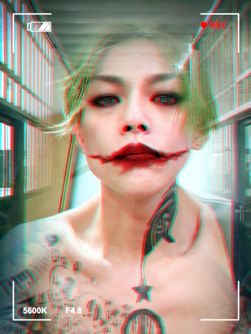 「wearhalloween2018、ハロウィン、ハロウィンコーデ、ハロウィンパーティー、ハロウィン 仮装、ハロウィンメイク、ハロウィン気分」｜「happyハロウィン🎃🧟‍♀️🧟‍♂️👻✨のアイテム（その他、オレンジ系）」を使った、TETUさん（メンズ・174cm）の秋コーディネートの1枚目の写真