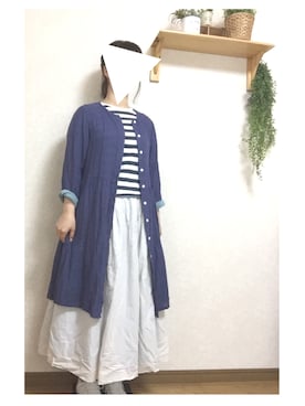 「ジャックパーセル」｜「アイテム（シャツワンピース）」を使った、m i m i 𓍯さん（レディース・161cm）の春コーディネート