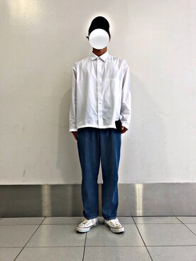 「Calvin Klein（カルバン・クライン）のアイテム（財布/小物）」を使った、ゆうきさん（メンズ・170cm）の春コーディネート