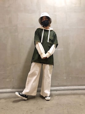 Hitomiさん（レディース・161cm）の春コーディネート