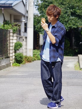 つん。【GUコーデ】さんのコーディネート