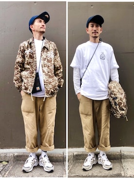 「VANS（バンズ）のアイテム（ジャケット/アウター）」を使った、1980080320140626sさん（メンズ・174cm）の春コーディネート