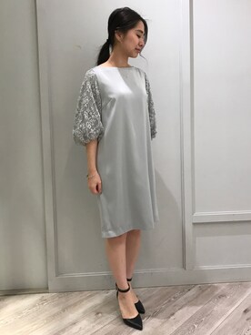「abahouse」｜「アイテム（ワンピース/ドレス）」を使った、saya415さん（レディース・158cm）の冬コーディネート