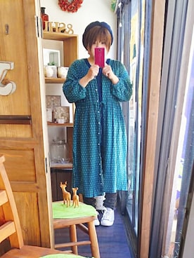 「niko and...（ニコアンド）のアイテム（チュニック）」を使った、しゅう。さん（レディース・153cm）の秋コーディネート
