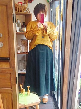 しゅう。さん（レディース・153cm）の秋コーディネート