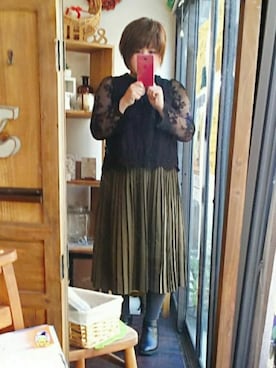 しゅう。さん（レディース・153cm）の秋コーディネート