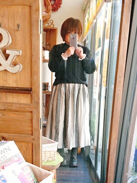 しゅう。さん（レディース・153cm）の秋コーディネート