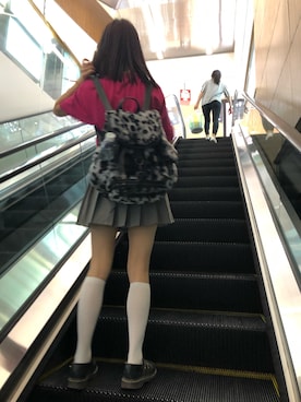 「KILL STAR（キルスター）のアイテム（バッグ）」を使った、100さん（レディース・165cm）の春コーディネート