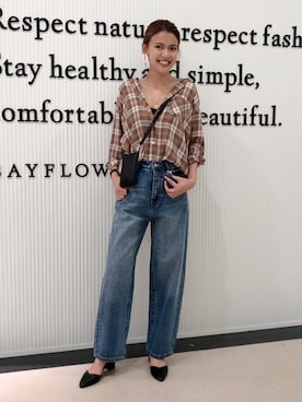 「アイテム（コインケース）」を使った、bonachinさん（レディース・168cm）の春コーディネート