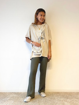 「お家スタイル」｜bonachinさん（レディース・168cm）の春コーディネート