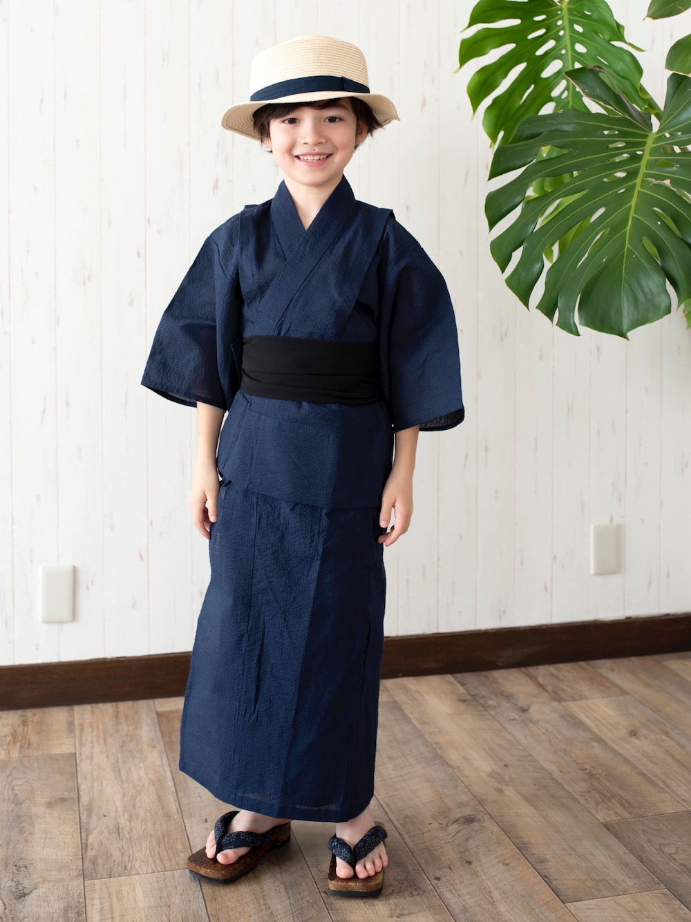 その他の浴衣を着用したキッズの夏コーディネートの1枚目の写真
