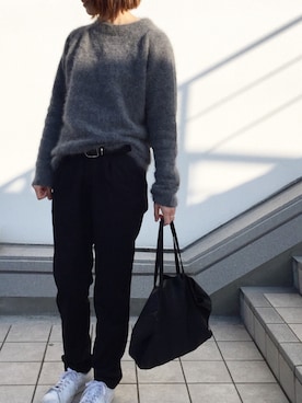 「SABLE CLUTCH（セーブルクラッチ）のアイテム」を使った、cota_raさん（レディース・168cm）の冬コーディネート