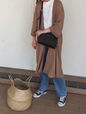 「Mila Owen（ミラオーウェン）のアイテム（その他アウター）」を使った、cota_raさん（レディース・168cm）の春コーディネート