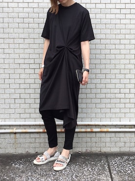 「TOGA PULLA（トーガ　プルラ）のアイテム（シューズ）」を使った、cota_raさん（レディース・168cm）の夏コーディネート