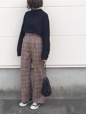 「OWLSPALE（オールズペール）のアイテム」を使った、cota_raさん（レディース・168cm）の秋コーディネート