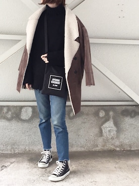 「PERVERZE（パーバーズ）のアイテム（ワンピース/ドレス）」を使った、cota_raさん（レディース・168cm）の秋コーディネート