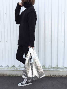 「PERVERZE（パーバーズ）のアイテム（ワンピース/ドレス）」を使った、cota_raさん（レディース・168cm）の冬コーディネート