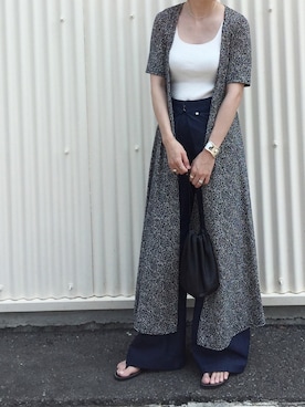 「JOHN LAWRENCE SULLIVAN（ジョンローレンスサリバン）のアイテム」を使った、cota_raさん（レディース・168cm）の夏コーディネート