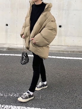 「mercibeaucoup,（メルシーボークー）のアイテム」を使った、cota_raさん（レディース・168cm）の冬コーディネート