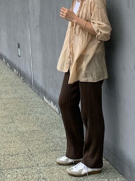 「GERMAN TRAINER（ジャーマントレーナー）のアイテム」を使った、cota_raさん（レディース・169cm）の秋コーディネート