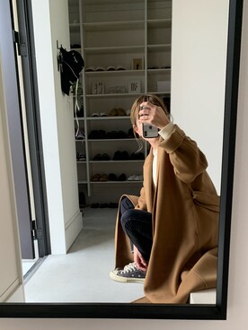 「N.O.R.C（ノーク）のアイテム（ジャケット/アウター）」を使った、cota_raさん（レディース・169cm）の冬コーディネート
