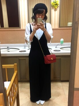「mysty woman（ミスティウーマン）のアイテム（つなぎ/オールインワン）」を使った、C＊*さん（レディース・162cm）の夏コーディネート