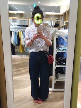 「GRL（グレイル）のアイテム（ピアス（両耳用））」を使った、C＊*さん（レディース・162cm）の春コーディネート