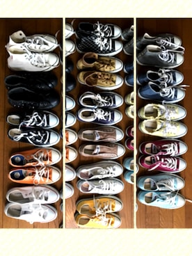 「CONVERSE（コンバース）のアイテム（スニーカー、その他）」を使った、なってぃさん（レディース・163cm）の夏コーディネート