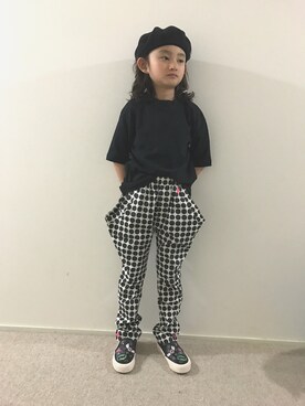「frankygrow（フランキーグロウ）のアイテム（その他パンツ）」を使った、Kooou!!!!さん（キッズ・120cm）の春コーディネート