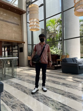 「SCOTCH & SODA（スコッチ アンド ソーダ）のアイテム（チノパンツ）」を使った、yamchabaseさん（メンズ・169cm）の春コーディネート