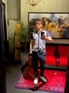 「A&F（エーアンドエフ）のアイテム」を使った、yamchabaseさん（メンズ・169cm）の春コーディネート