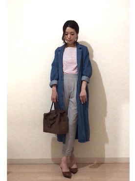 rikakukoさん（レディース・161cm）の春コーディネート